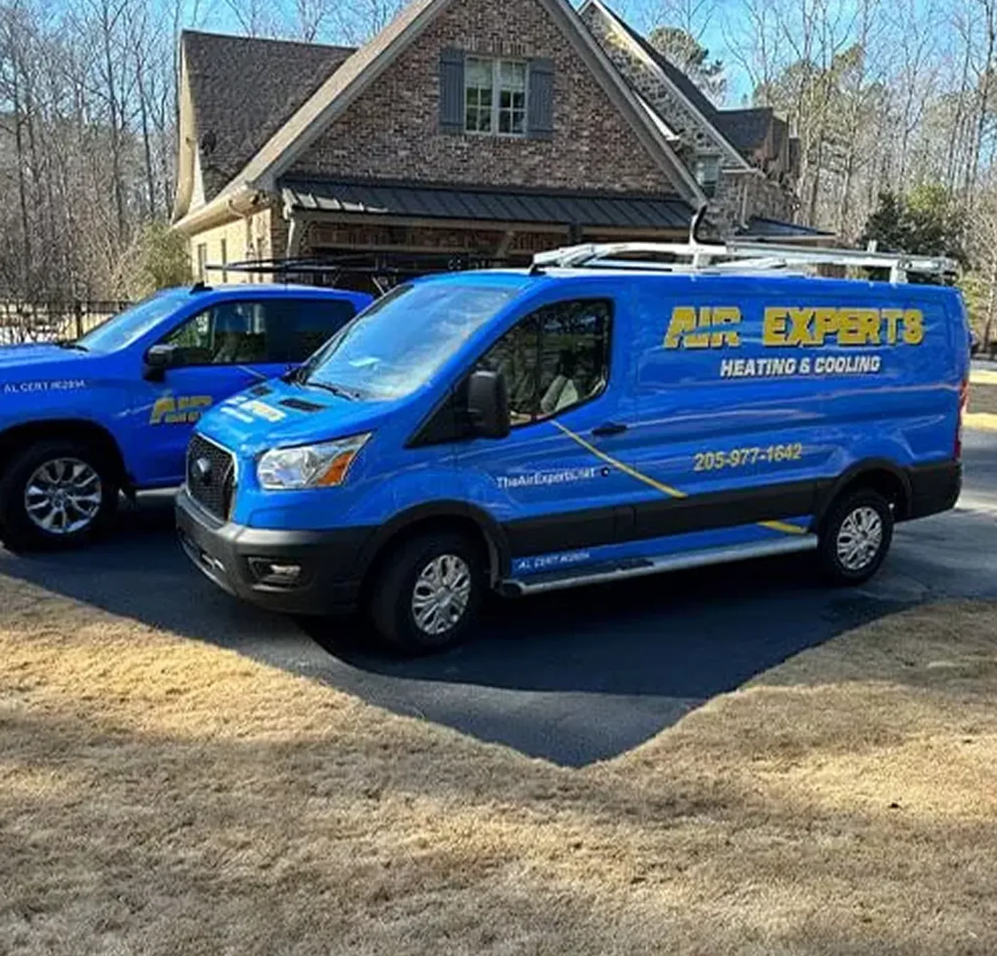 The Air Experts branded service van, ready for a call across the Birmingham and Alexander City area